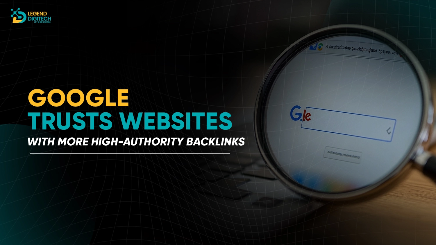 Google ranks websites higher with more high-authority backlinks