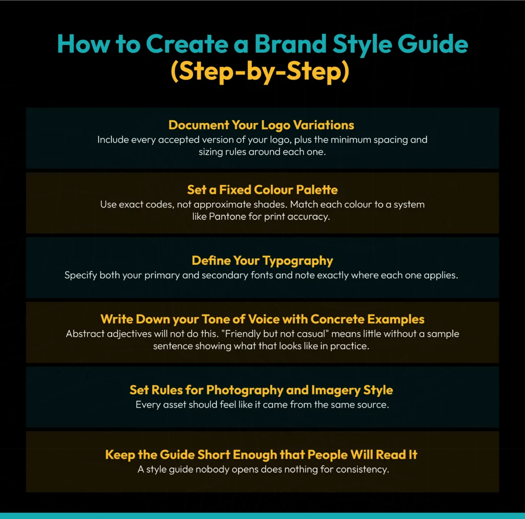 How to create a brand style guide