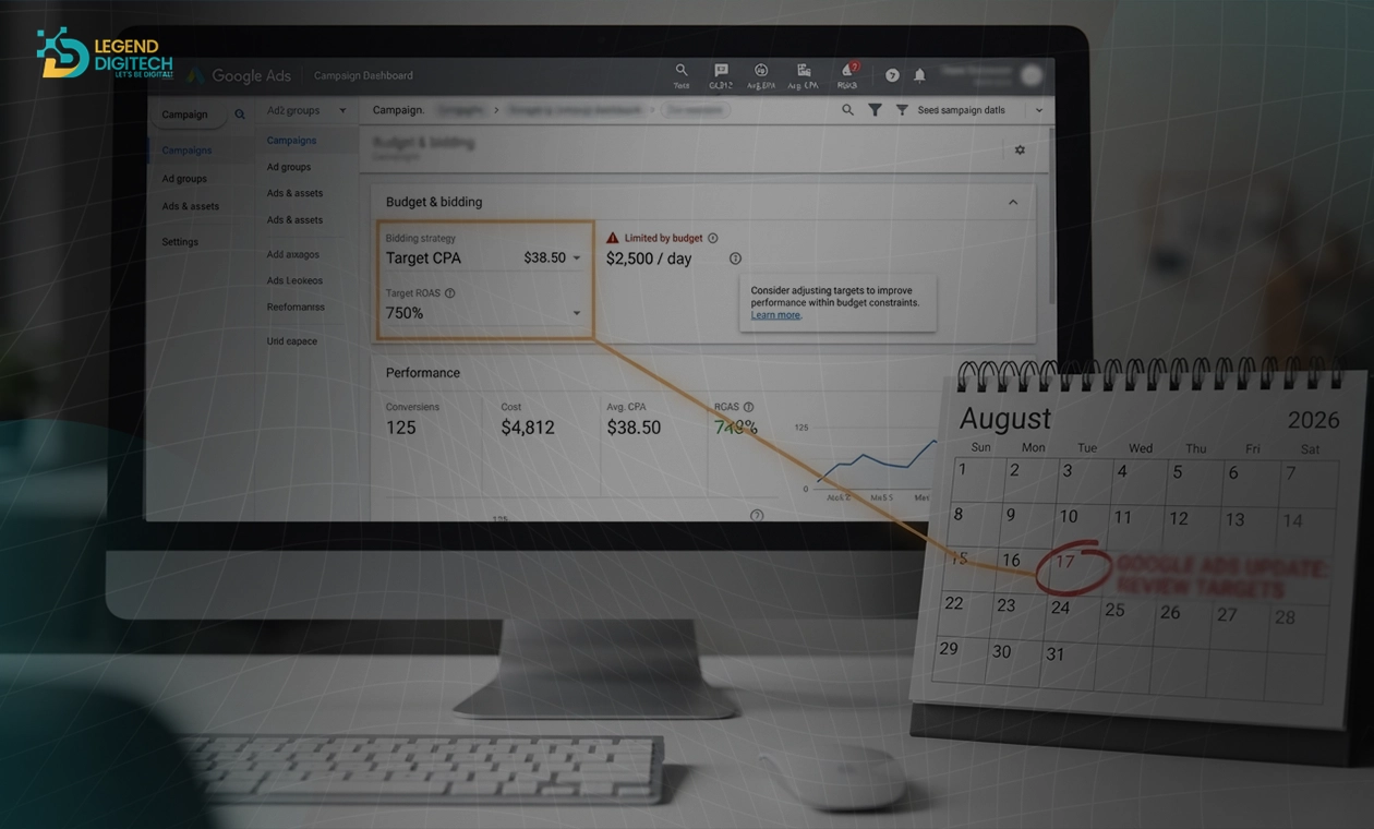 Google Ads bidding change takes effect August 17